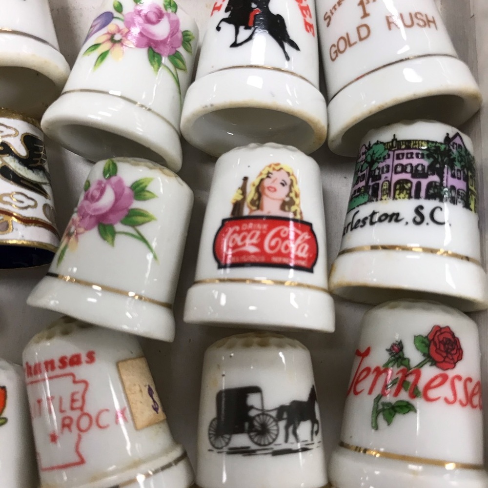 Vintage Thimble Collection